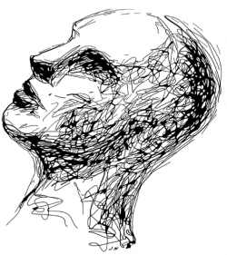 line art image of head