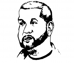 Drawing of person with beard